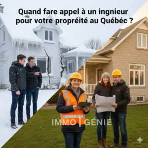 Quand faire appel à un ingénieur pour votre propriété au Québec